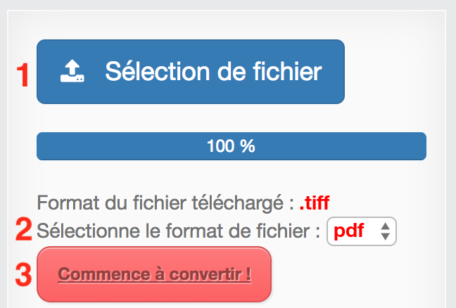 Comment convertir TIFF en PDF en ligne